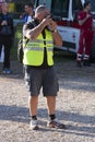 Hunger Run (Rome) - WFP - Photographer with reflex Royalty Free Stock Photo